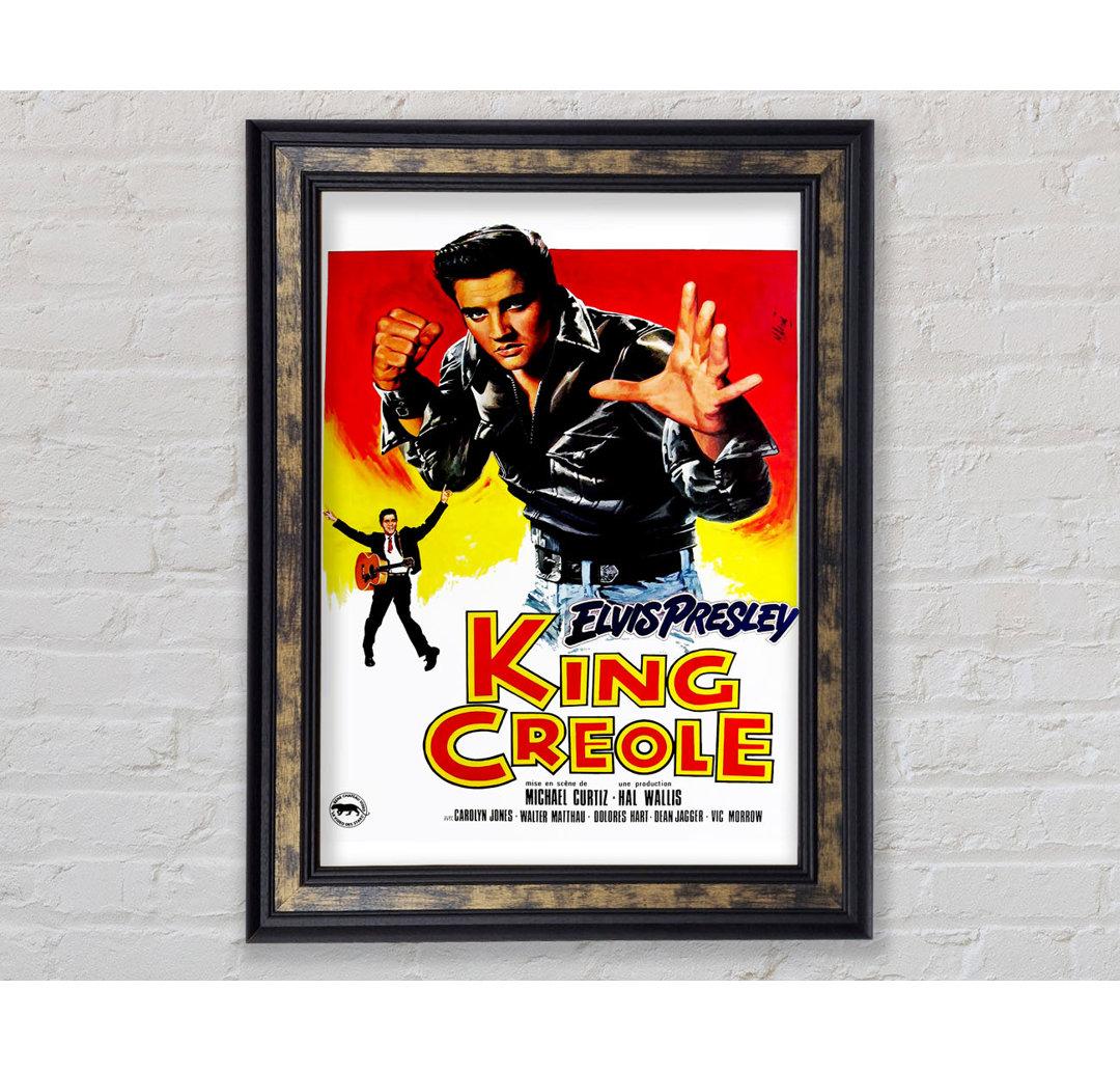 Elvis Presley King Creole - Bilderrahmen Kunstdrucke