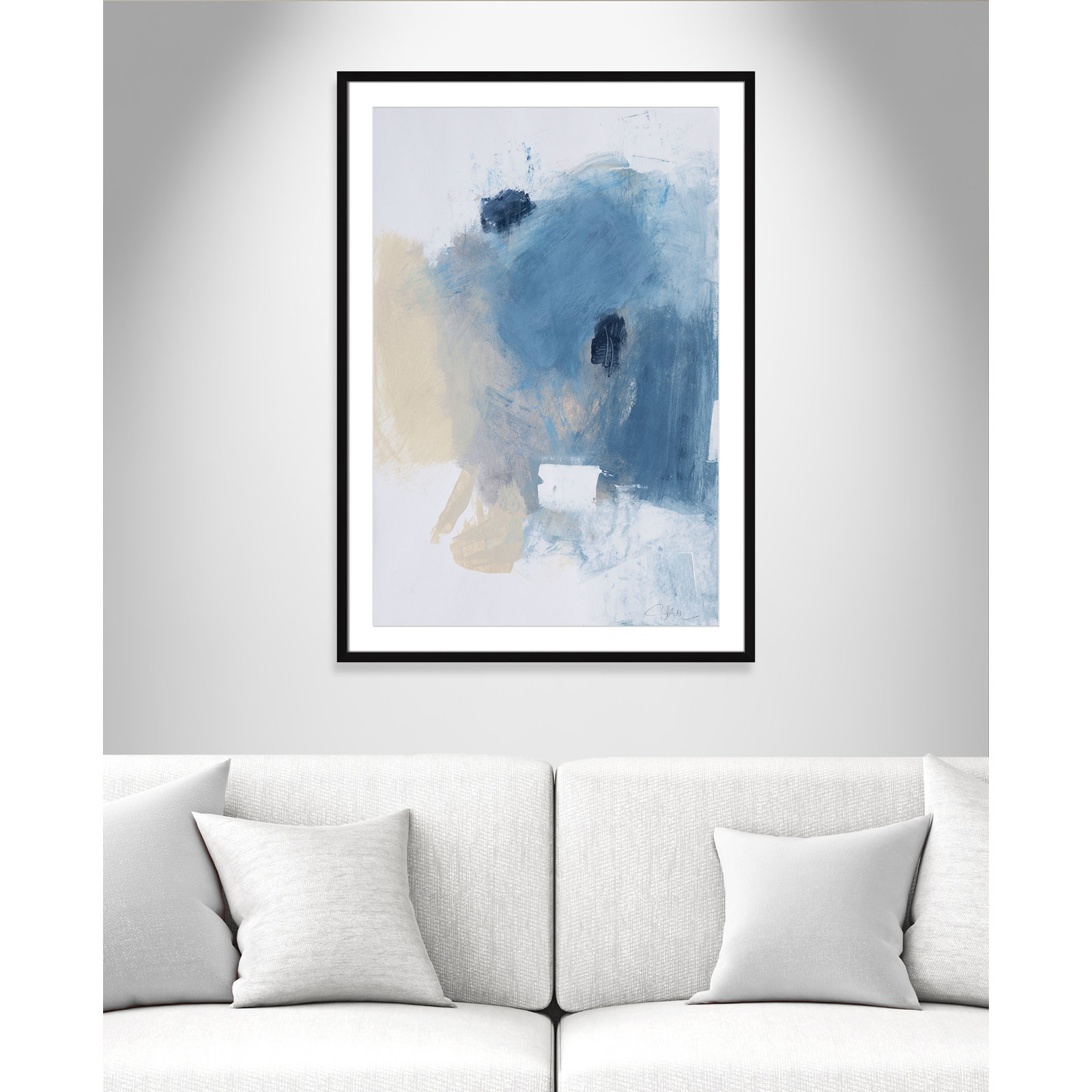 Coastal Carnival Collection "Coastal Carnival I" Print, Black Single Picture Framed Paper, White, 41.5" H x 29.5" W x 1.25" D