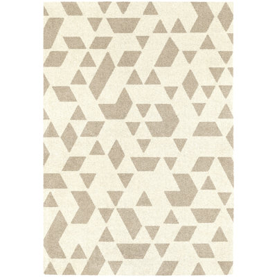 School Rectangle Geometric Area Rug