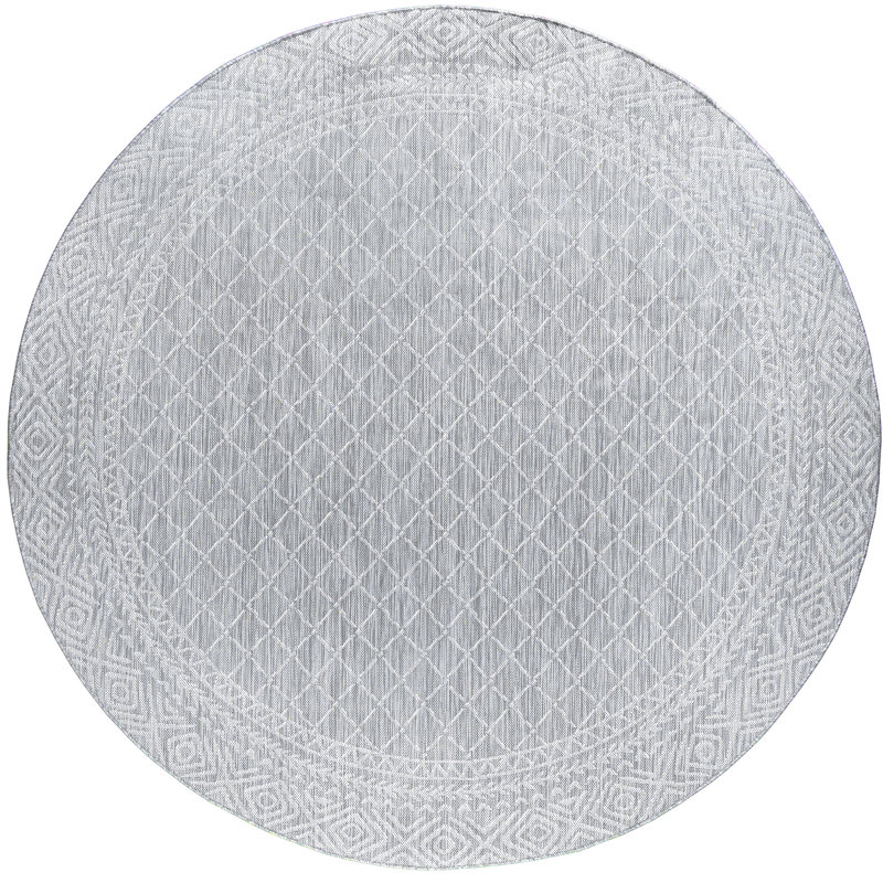 Hassinger Indoor / Outdoor Rug, Round 5'3"