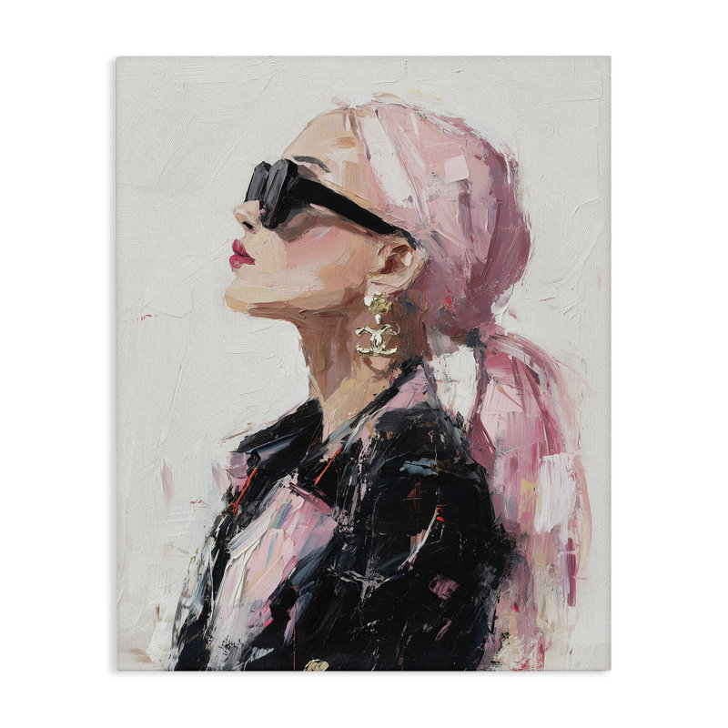 «Pink Daydream Impression Canvas» par Svetlana Aleynikova, H 20 po x l 16 po