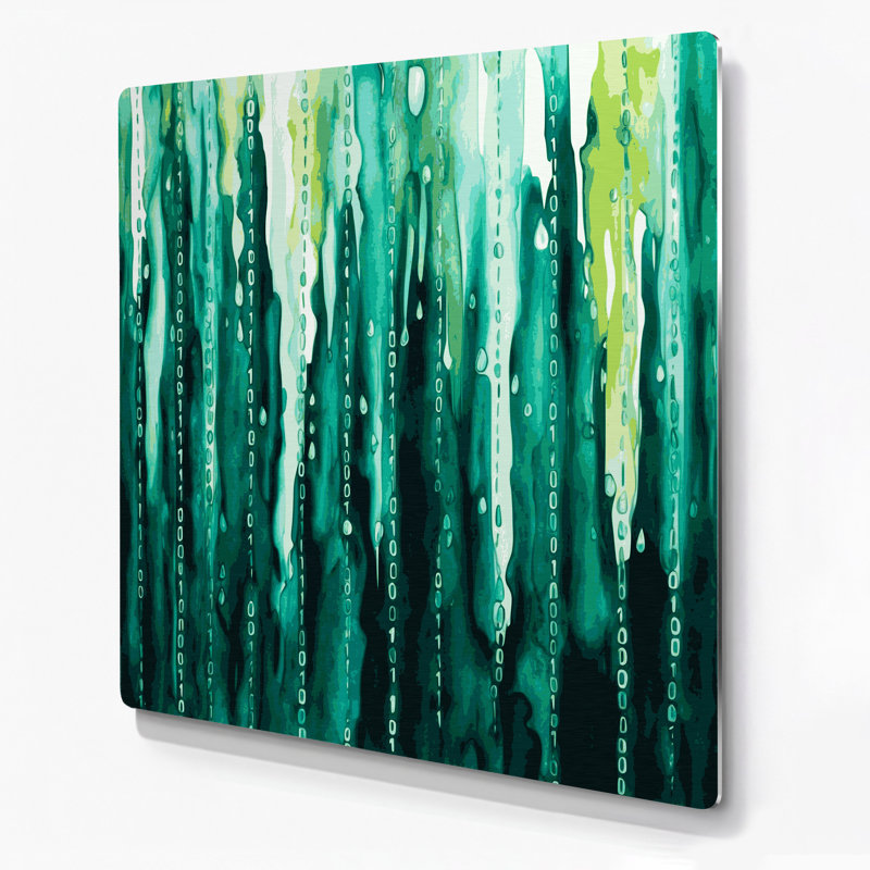 Art mural en métal Sci Fi, H 384 po x l 384 po x P 0,05 po