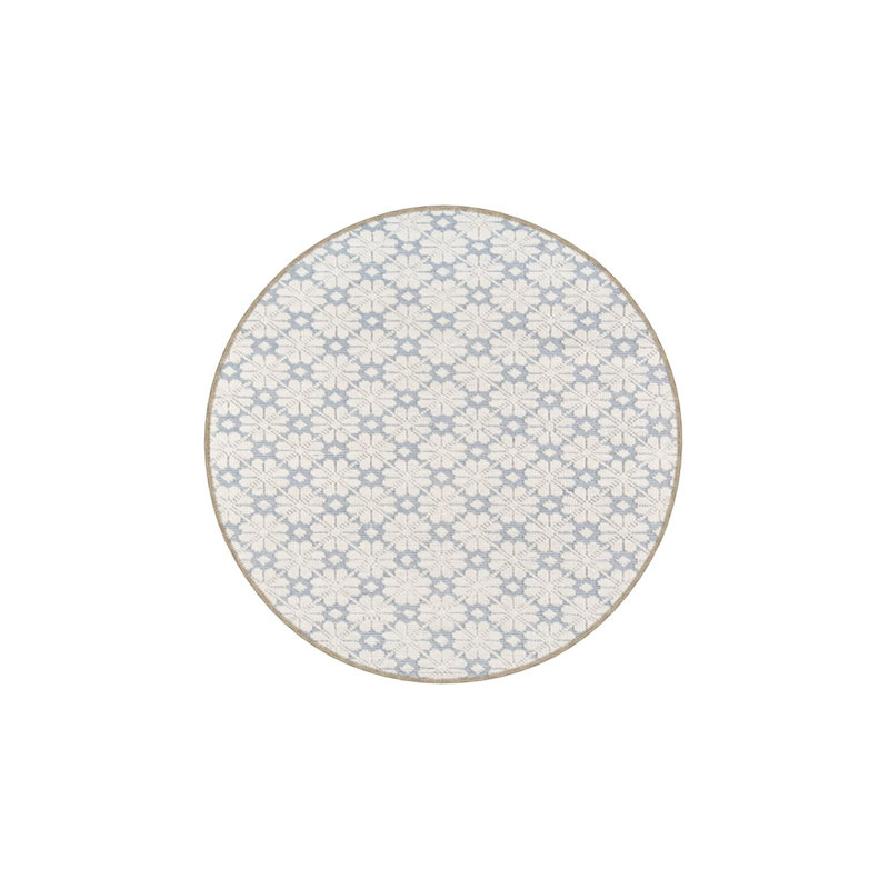 Tapis décoratif à motif géométrique Clover, Sous-tapis rectangulaire de 3 pi 3 po x 4 pi 11 po