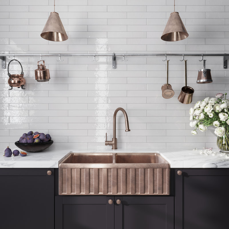 Silken 2.56 in. x 15.75 in. Polished Ceramic Tile, Ivory White