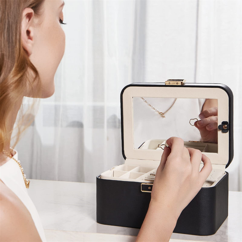 Rovshana Jewellery Box +, Black