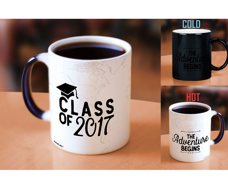Verres à changement de chaleur Dushore Graduation the Adventure Begins - 11 oz, Oui