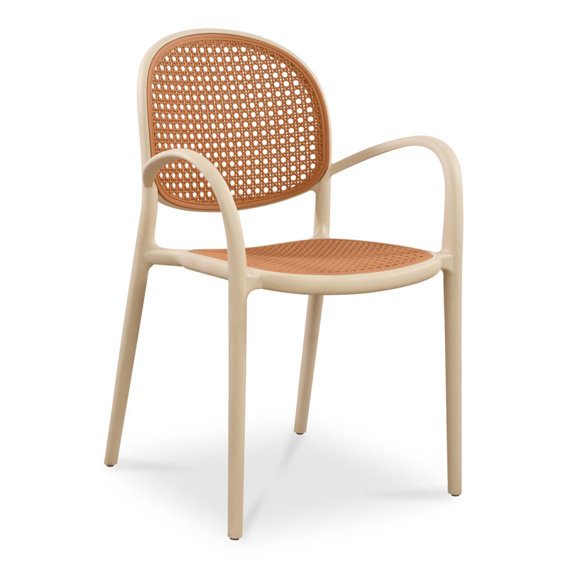 Soren Outdoor Dining Chair -Set Of Two, White
