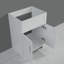 Armoire pour baignoire à lessive blanche 24 po sans peinture