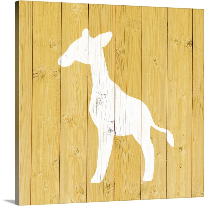 « giraffe zoo animal shape », impression, Toile, H 16 po x l 16 po x P 1,25 po