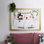 Folk Snowman Forest Collection A, reproduction d'art sur toile