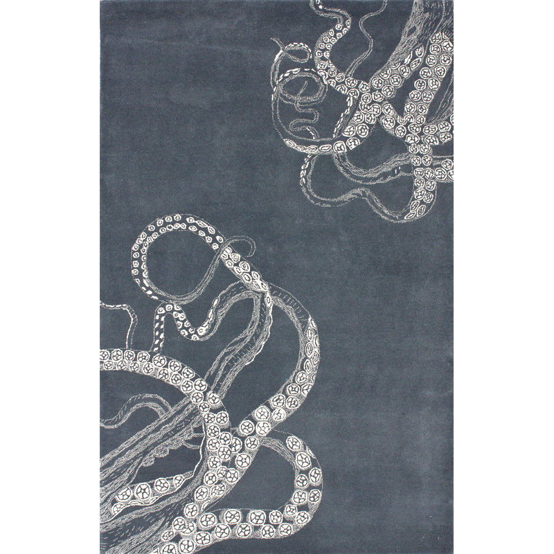 Tapis minuit Ildegonda, 7'6" x 9'6"
