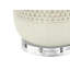 Lighting, H 31 po, lampe de table, céramique crème, abat-jour beige, contemporain