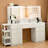Modern Elegant Vanity Table With Adjustable Lighting