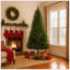 Arbre de Noël artificiel non éclairé avec 775 pointes, branches en PVC, arbre de vacances classique avec support en métal robuste pour la décoration intérieure-694051037