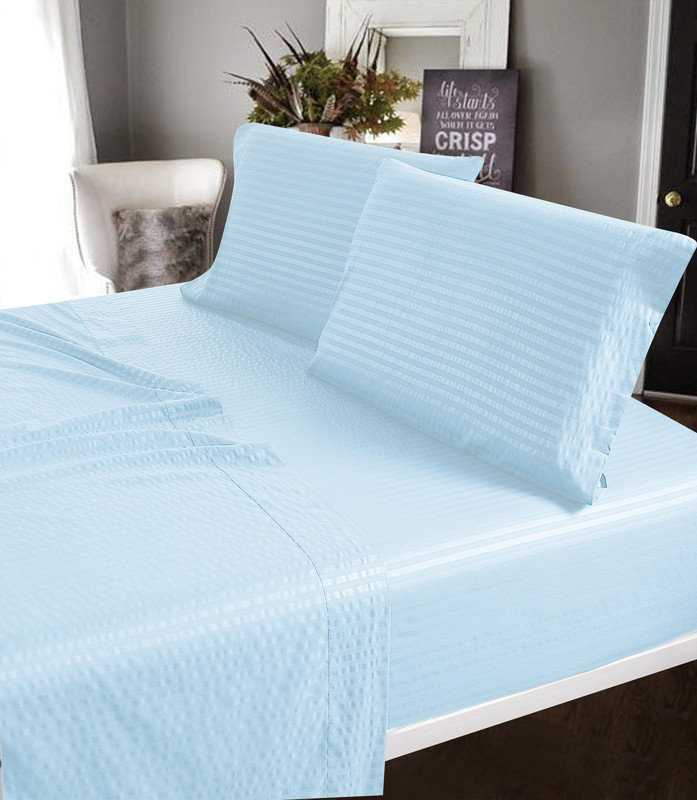 Ultra-Soft Aloe Vera Rayon From Bamboo Sheet Set - 4pc, Wrinkle-Free, Quick-Dry, Full Sheet Set + 3 Additional Pieces