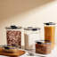 Airtight Food Storage Containers Set, 10-Piece Clear Kitchen Organization With Latching Lids, BPA-Free Tritan Plastic, Stackable Design