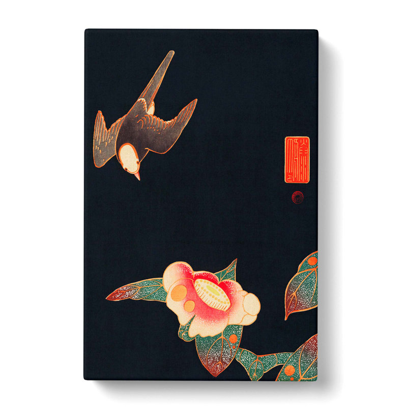Swallow & Camellia by Ito Jakuchu - Wrapped Canvas, 50cm H x 35cm W x 3cm D