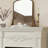 White Solid Wood Freestanding Fireplace