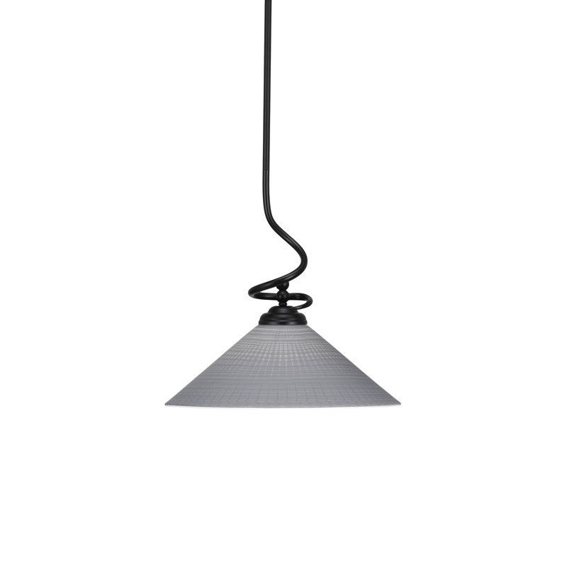 Luminaire suspendu Capri Capri, Noir mat, Gris