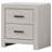 Brantford Coastal White 2-Drawer Nightstand-1285509901