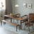 Walnut Solid Wood Dining Table-549534348