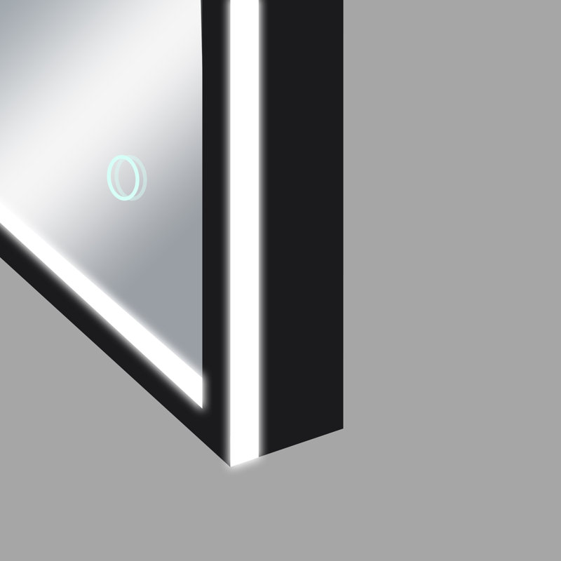 Jabrel Aluminum Rectangle LED Mirror