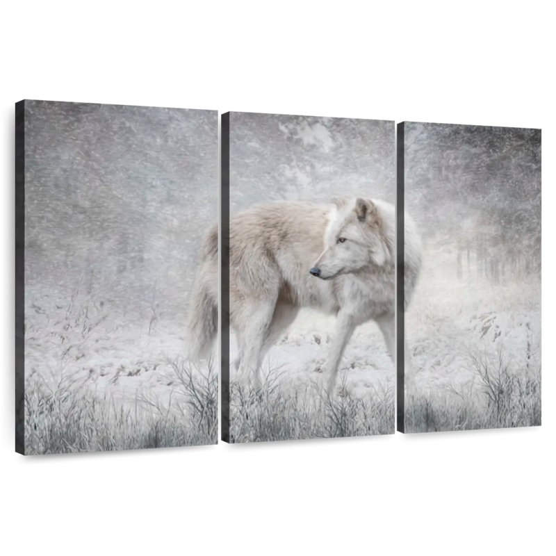 Brampt The Forest Of Snow, 42" H x 65" W