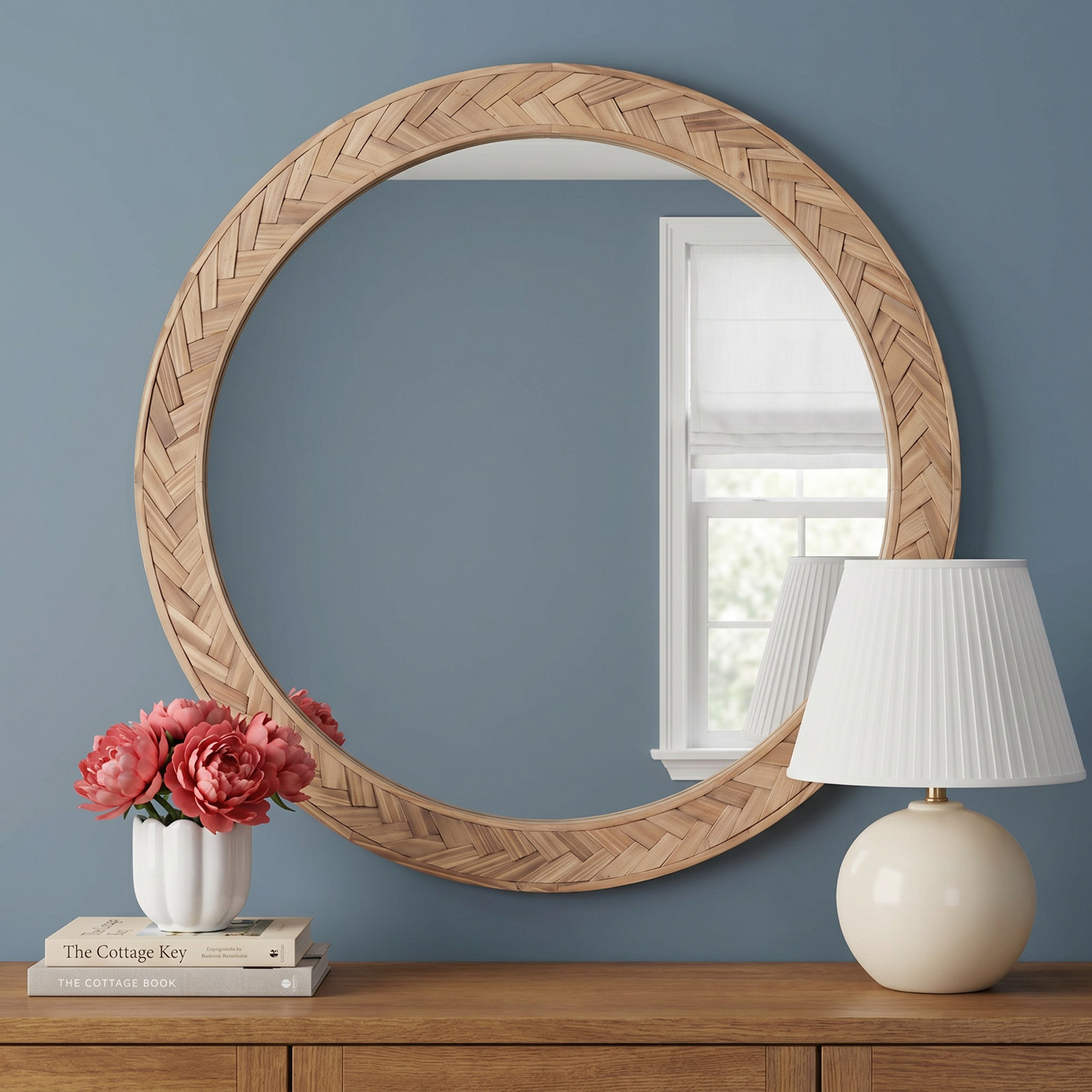 24" Cedar Accent Mirror
