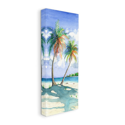 " Sunlit Palm Trees " by Christine Reichow