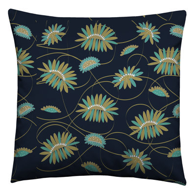 Alvin Bell Floral Square Cushion
