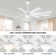 72" Meadowlands 9 - Blade LED Standard Ceiling Fan with Remote Control and Light Kit Included