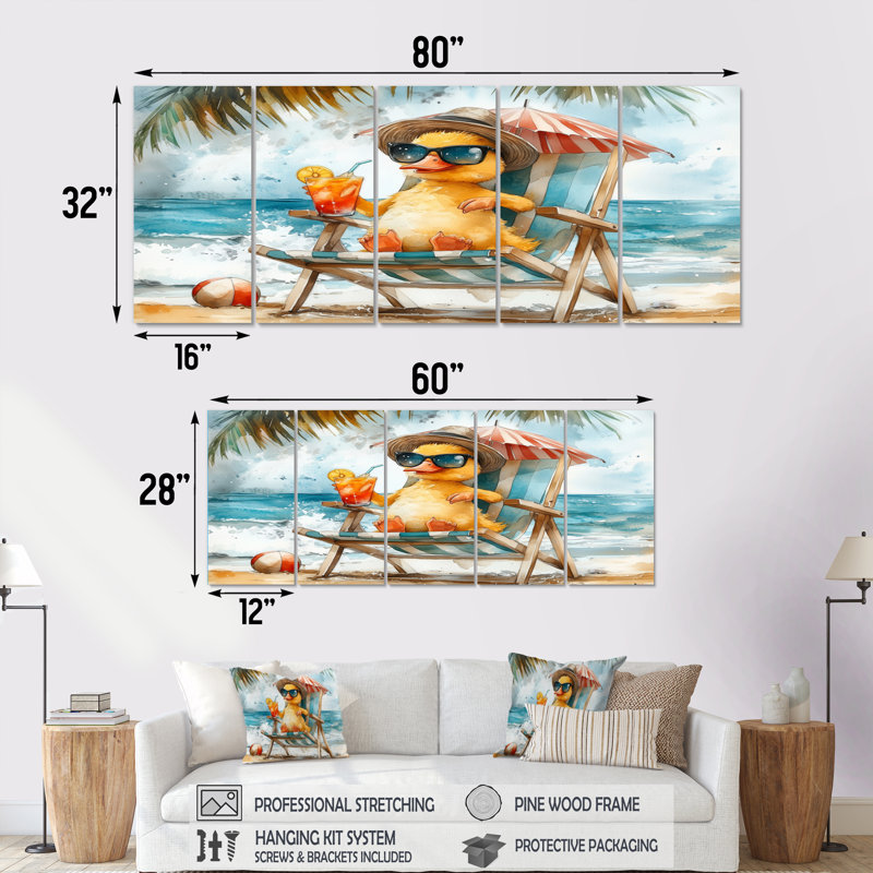 Ensemble d'art sur toile Sandler, H 32 po x l 80 po