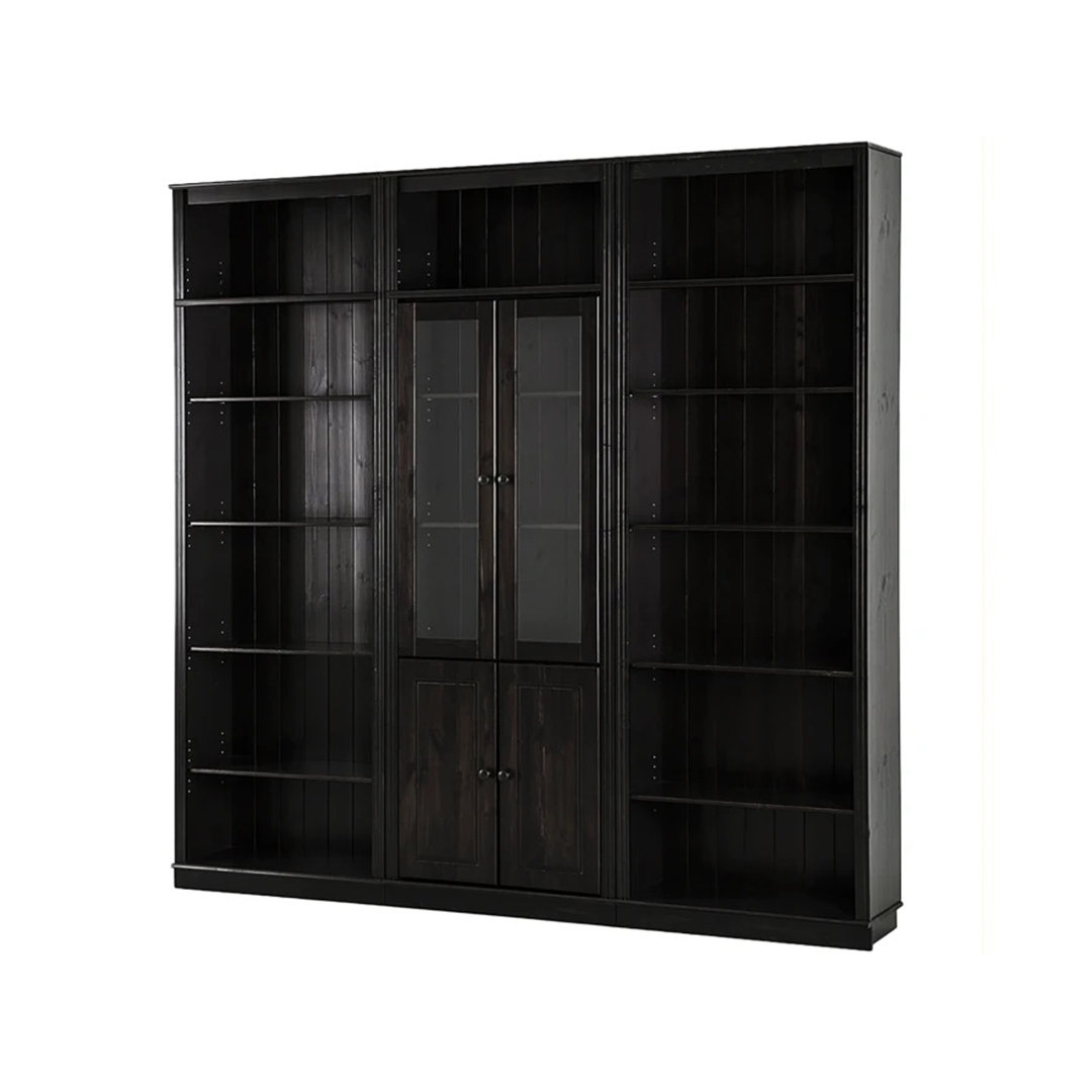 Demirhan 223cm H x 222cm W Library Bookcase Bookcase