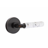 Select Round Privacy (Bed & Bath) Door Lever with Round Rosette