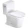 Toilette allongée une pièce D-Neo 1,28 GPF (économe en eau) (siège inclus)