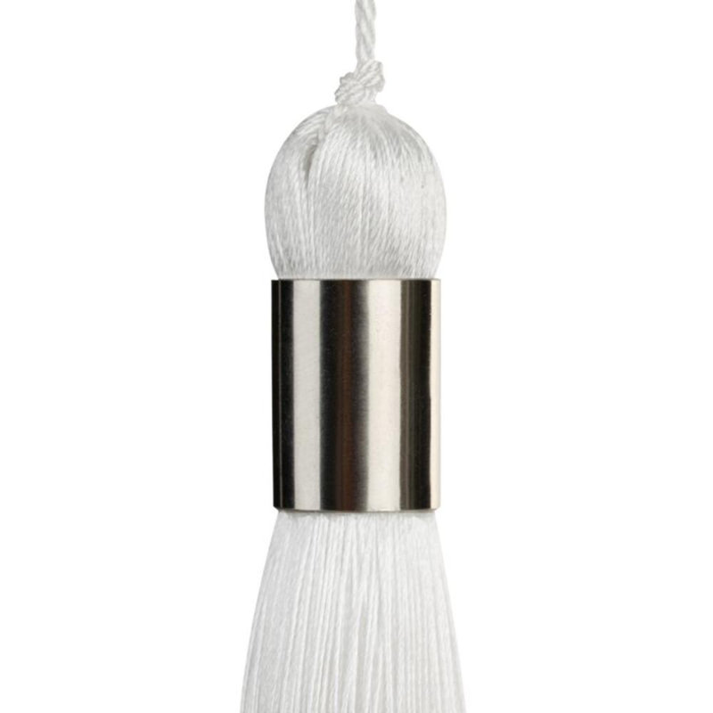 Delahunt Fabric 15cm Curtain Tieback, White