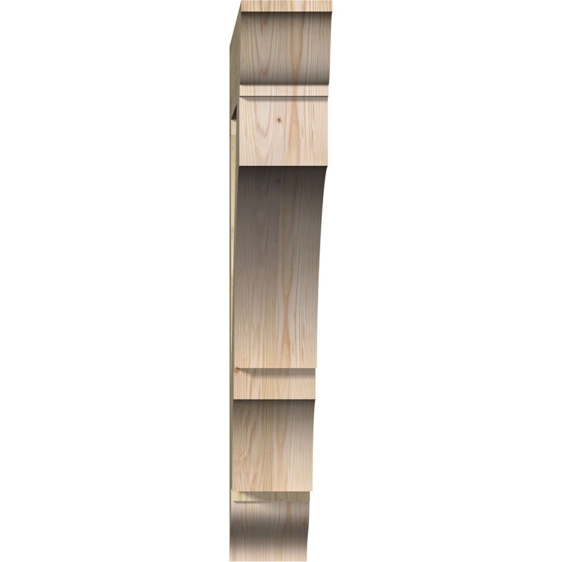 H 6 l x P, Sapin Douglas scié brut, L 6 po x P 40 po x H 40 po