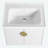 Brilan 23.8'' Single Bathroom Vanity with Ceramic Top
