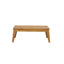 Ensemble de conversation d'extérieur en bois d'acacia avec corde 4 pièces