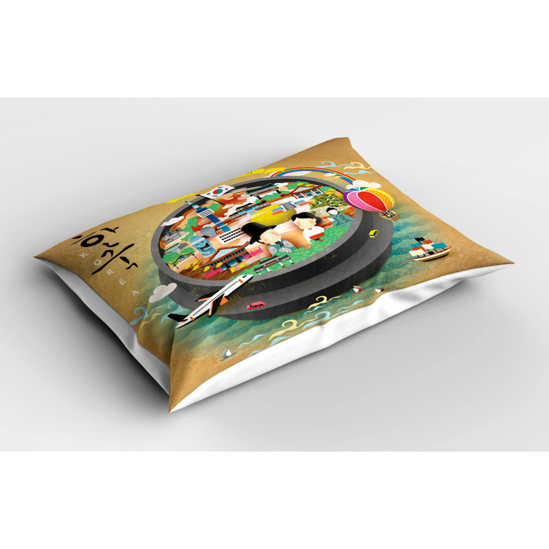 Korea Polyester Sham Set, King