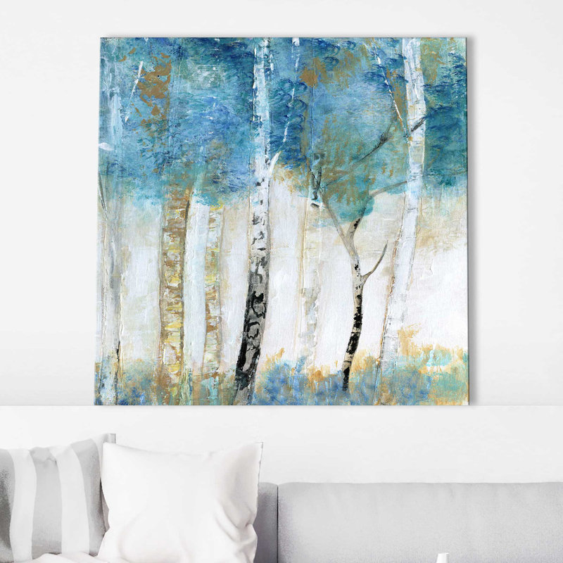 Magical Wood par Tava Studios - peinture sur toile tendue, L 18 po x H 18 po, Toile tendue