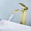 Single Handle Bathroom Vanity Sink Faucet with Waterfall Spout