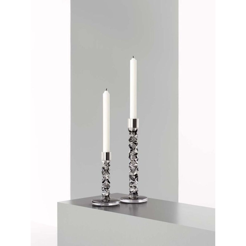 Carat Candlestick, 11.7" H x 4.3" W x 4.3" D