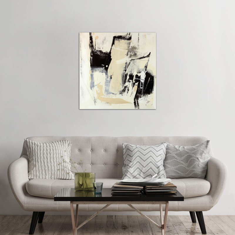 Pieces I by Julian Spencer - Wrapped Canvas Painting, 45.72 cm H x 45.72 cm W x 1.91 cm D