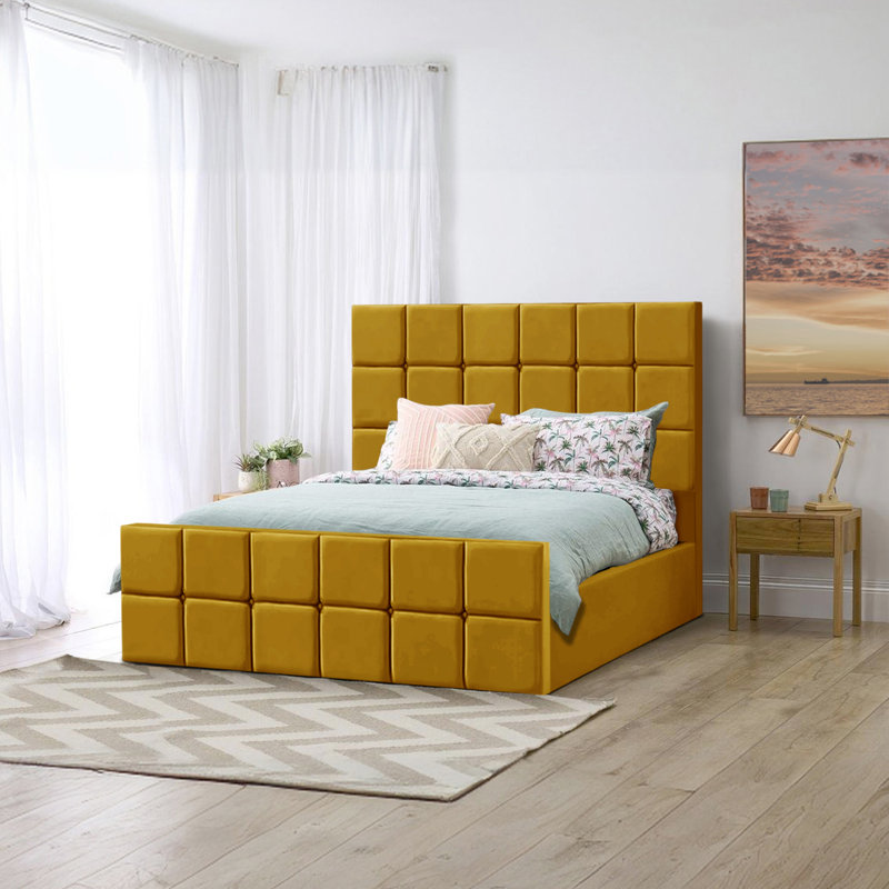 Tolya Storage Bed, Turmeric, Double (4'6)