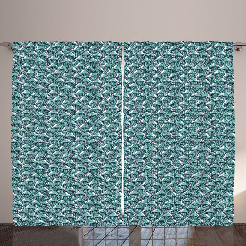 Semi Sheer Curtain Pair