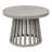 Solanya 28" Modern Round Acacia Wood Outdoor Coffee Table, Slatted Tapered Base, Weather-Resistant Gray Wash Gray Patio Deck Furniture-977051234