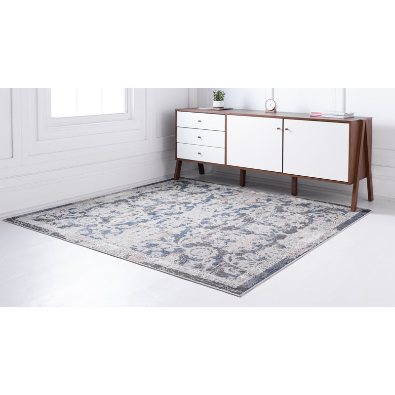 Tapis beige Thornbridge, Carré 6 pi