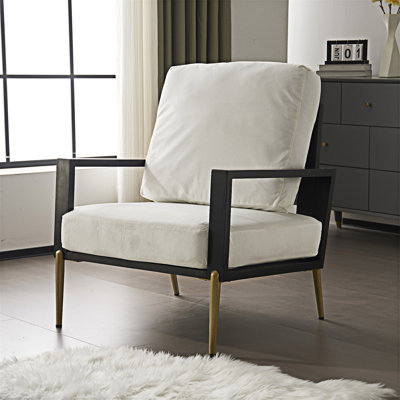 Fauteuil rembourré simple