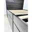 Lit de rangement simple gris foncé, 4 tiroirs profonds, joints en métal renforcé, plateforme entièrement à lattes, idéal pour les chambres d'amis Lit gris, construction, design, tête de lit réglable, petits espaces peu encombrants